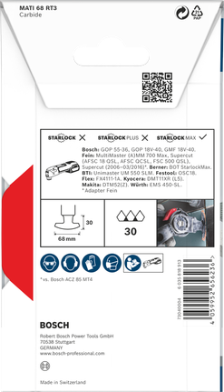 Multiherramienta Bosch PRO MATI 68 RT3 hoja 2,8 x 68 mm.